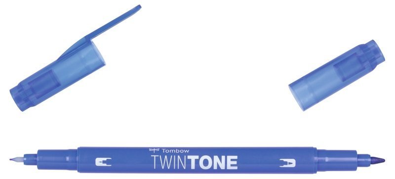 Tombow Obojstranný popisovač TwinTone, french blue