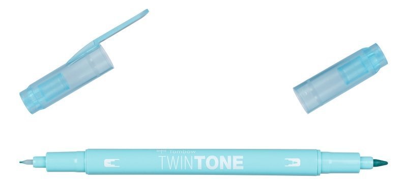 Tombow Obojstranný popisovač TwinTone, aqua